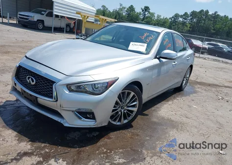 2018 Infiniti Q50 3.0T Luxe из США, поврежденный, VIN JN1EV7AP6JM363816